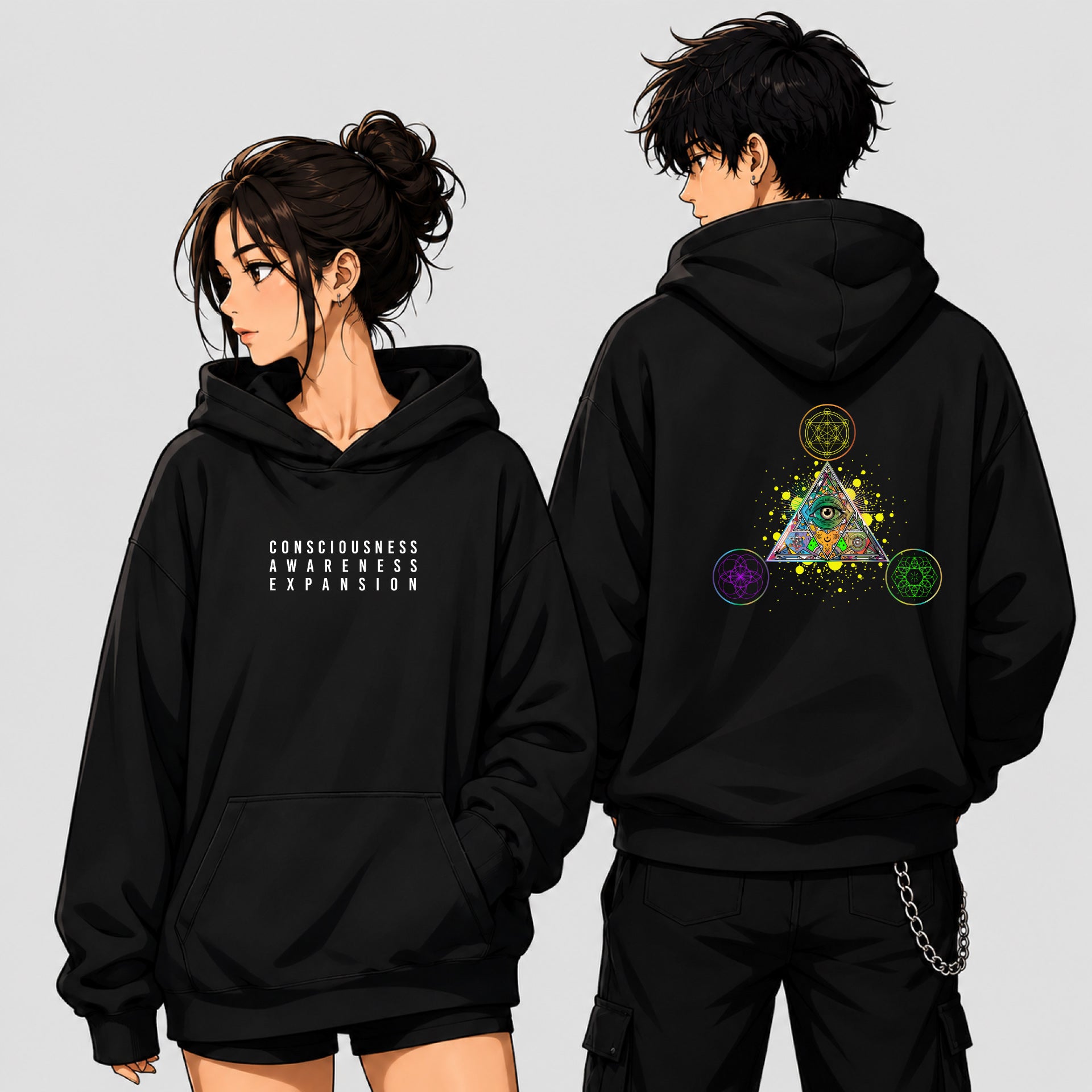 CONSCIOUSNESS | AWARENESS | EXPANSION | Oversize Unisex Cozy Hoodie