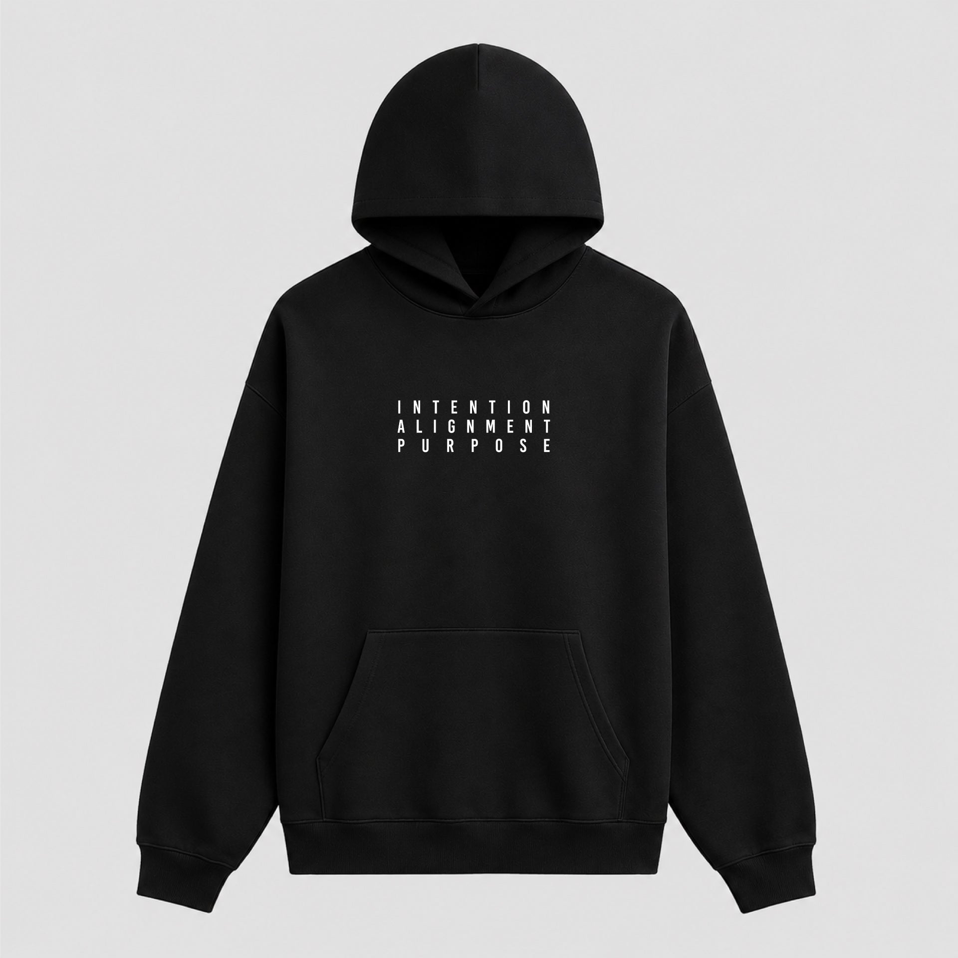 INTENTION | ALIGNMENT | PURPOSE | Oversize Unisex Cozy Hoodie