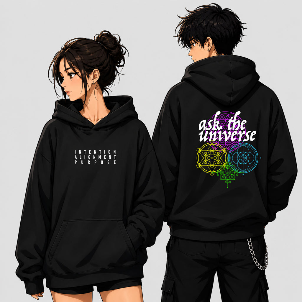 INTENTION | ALIGNMENT | PURPOSE | Oversize Unisex Cozy Hoodie