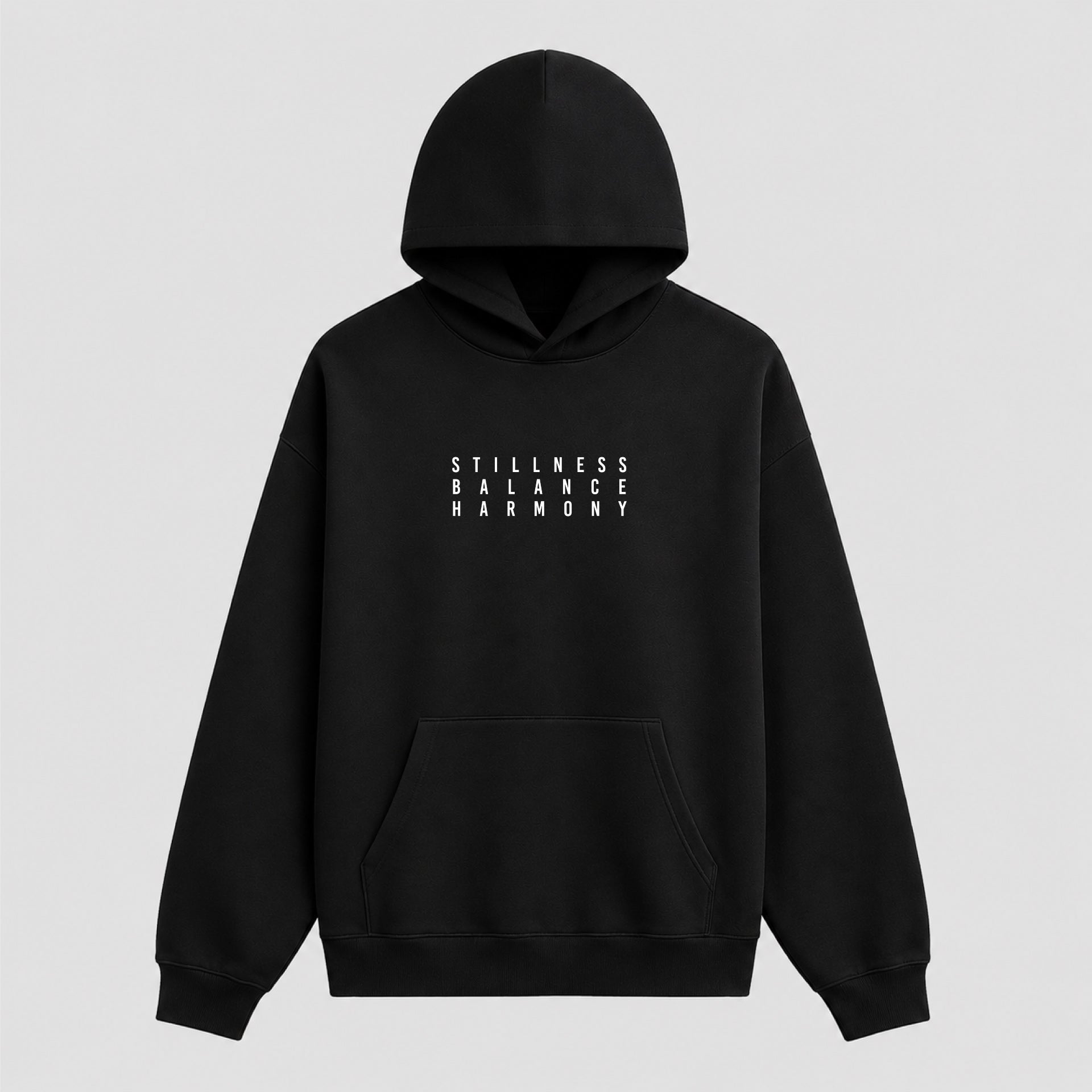 STILLNESS | BALANCE | HARMONY | Oversize Cozy Unisex Hoodie Secondary image